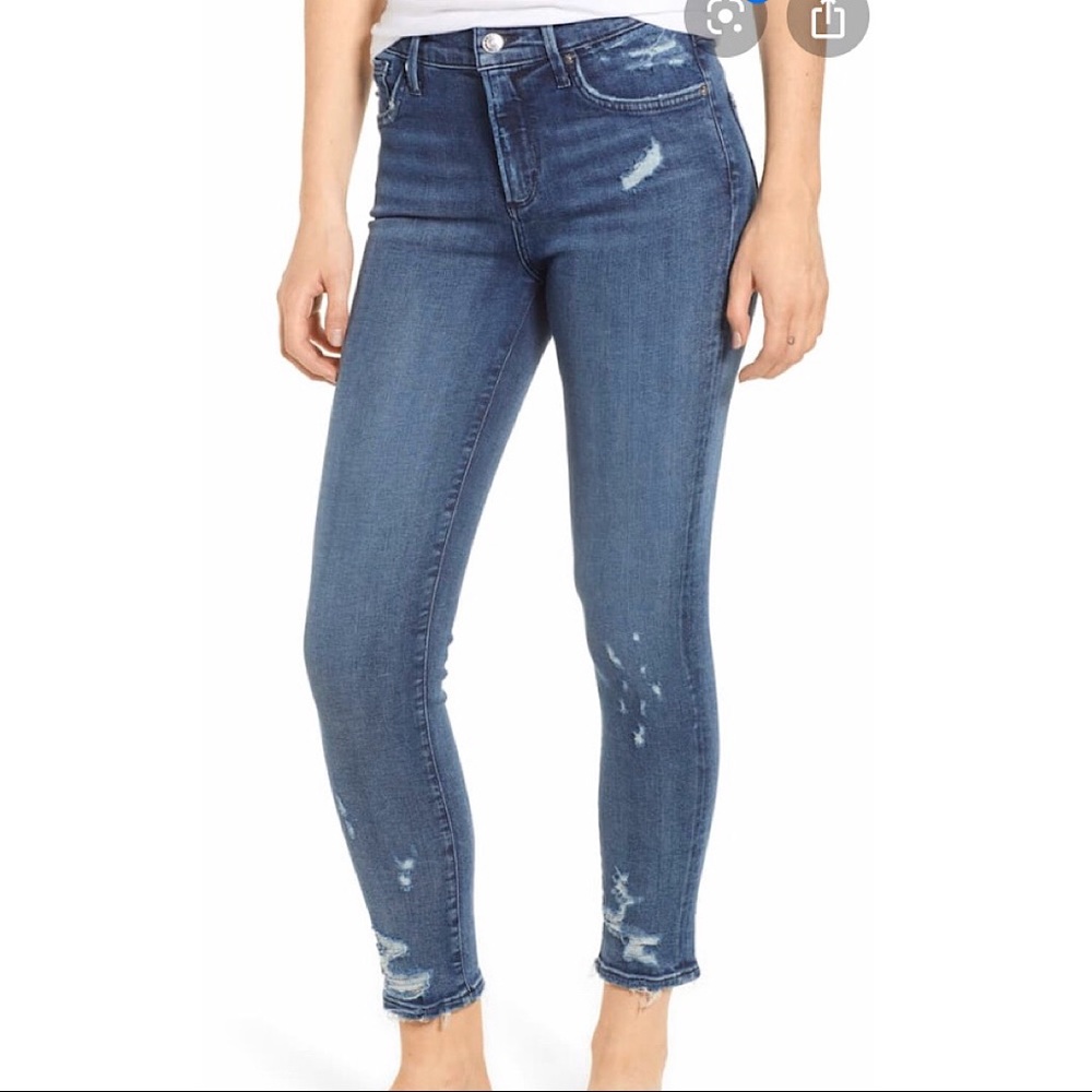 AGOLDE Sophie high waist crop skinny jean